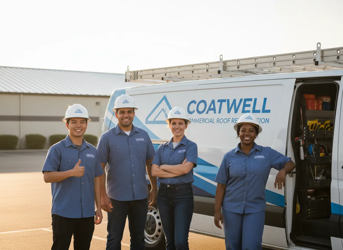 Commercial roof coating company in Amlin, OH